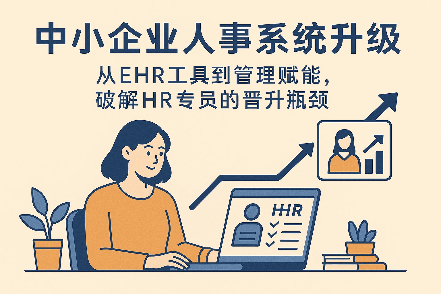 中小企业人事系统升级：从EHR工具到管理赋能，破解HR专员的晋升瓶颈