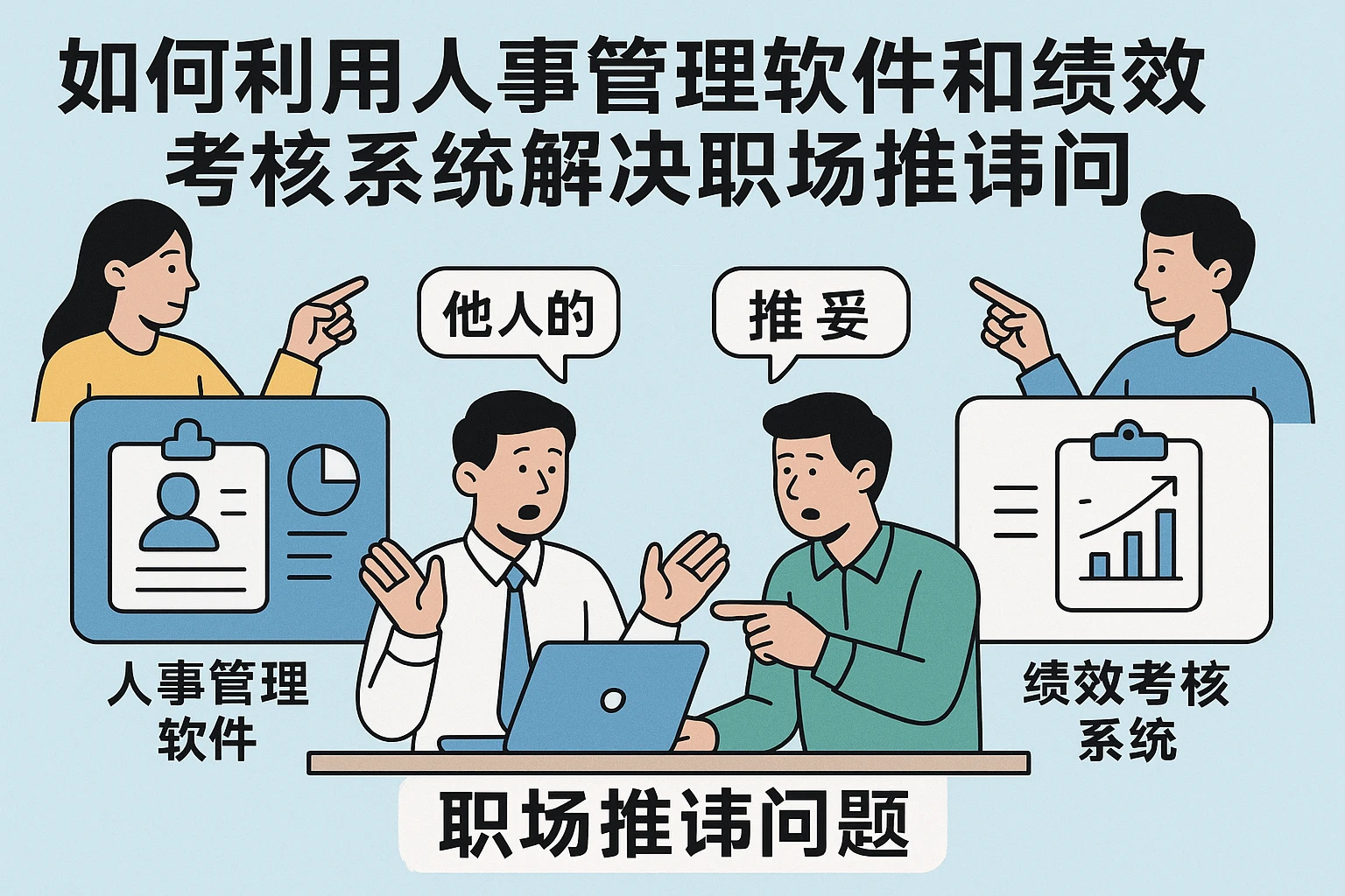 如何利用人事管理软件和绩效考核系统解决职场推诿问题