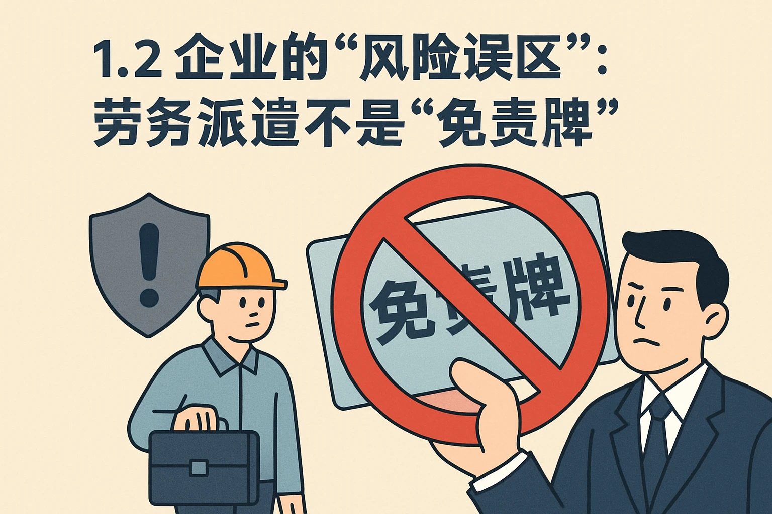 1.2 企业的“风险误区”:劳务派遣不是“免责牌”