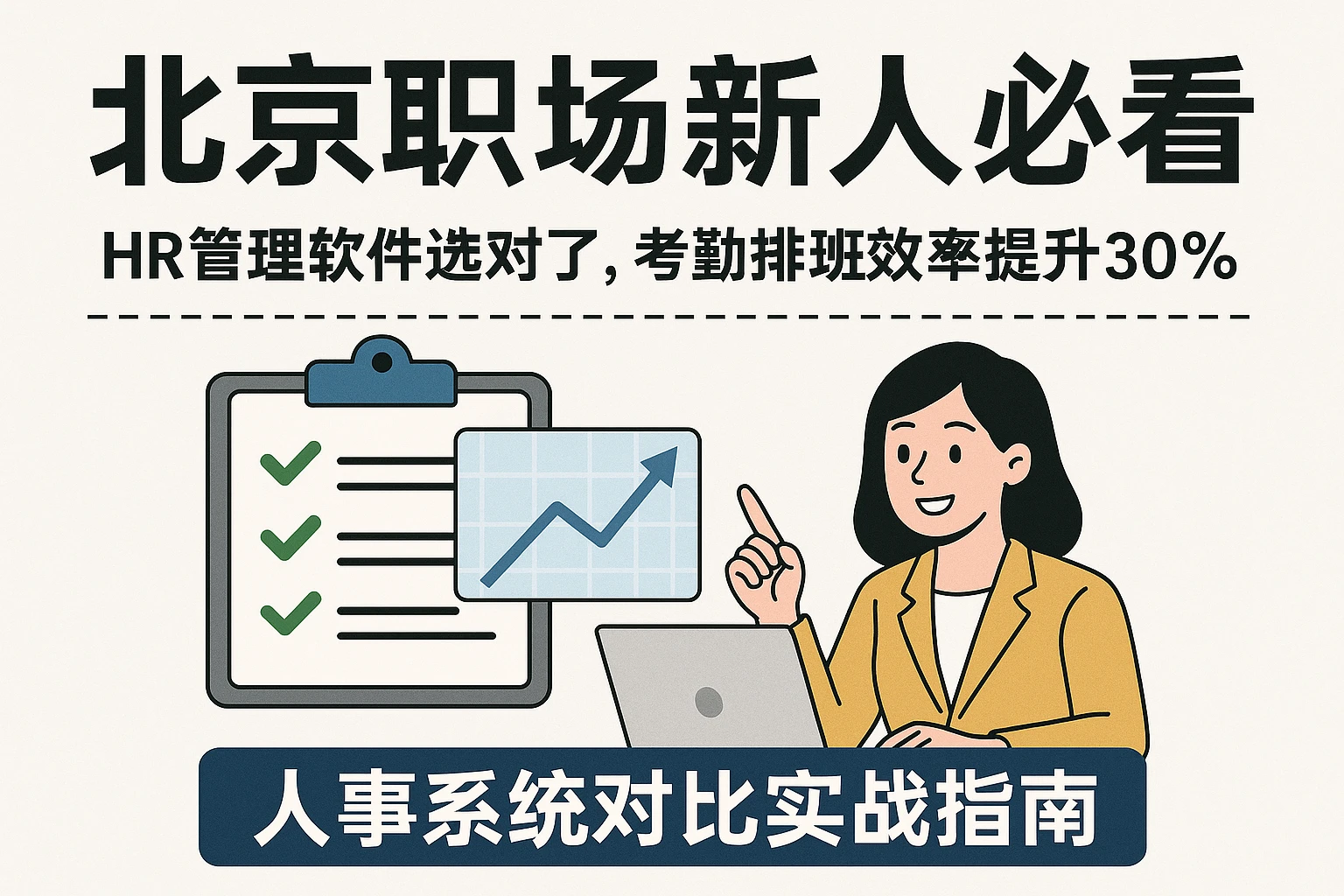 北京职场新人必看：HR管理软件选对了，考勤排班效率提升30%——人事系统对比实战指南