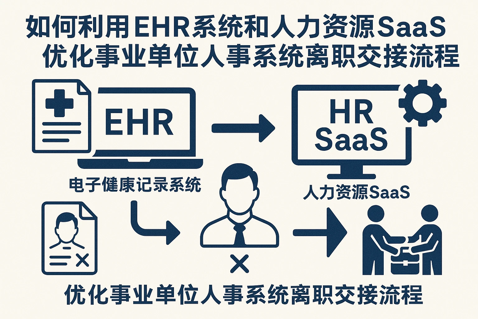 如何利用EHR系统和人力资源SaaS优化事业单位人事系统离职交接流程