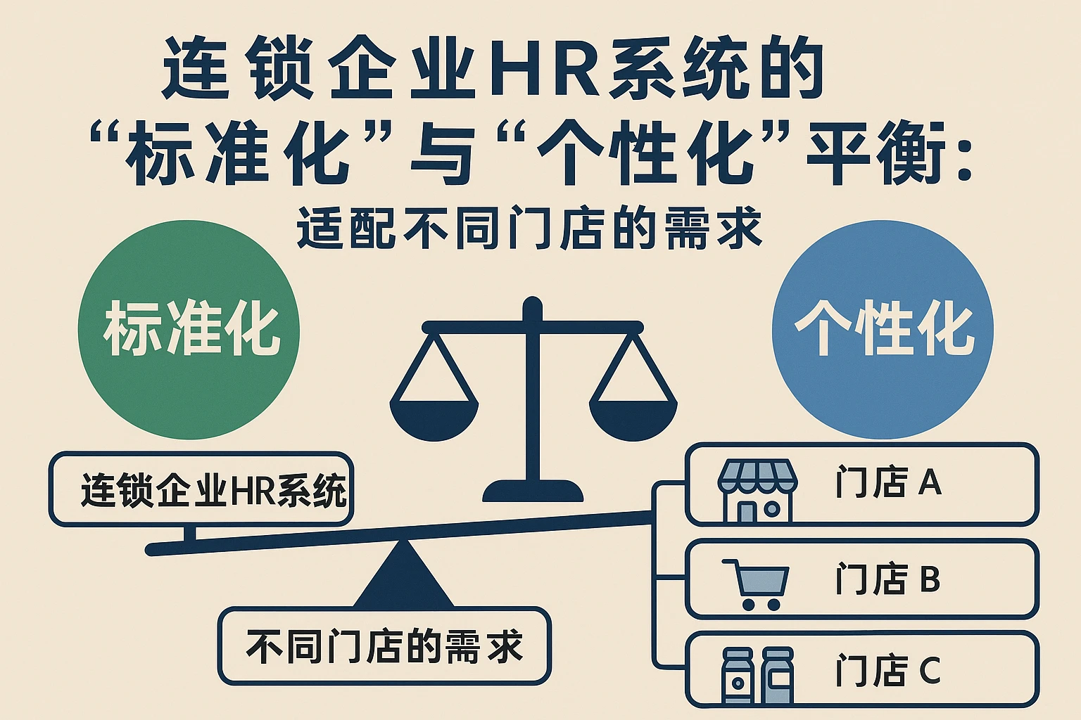 2. 连锁企业HR系统的“标准化”与“个性化”平衡:适配不同门店的需求