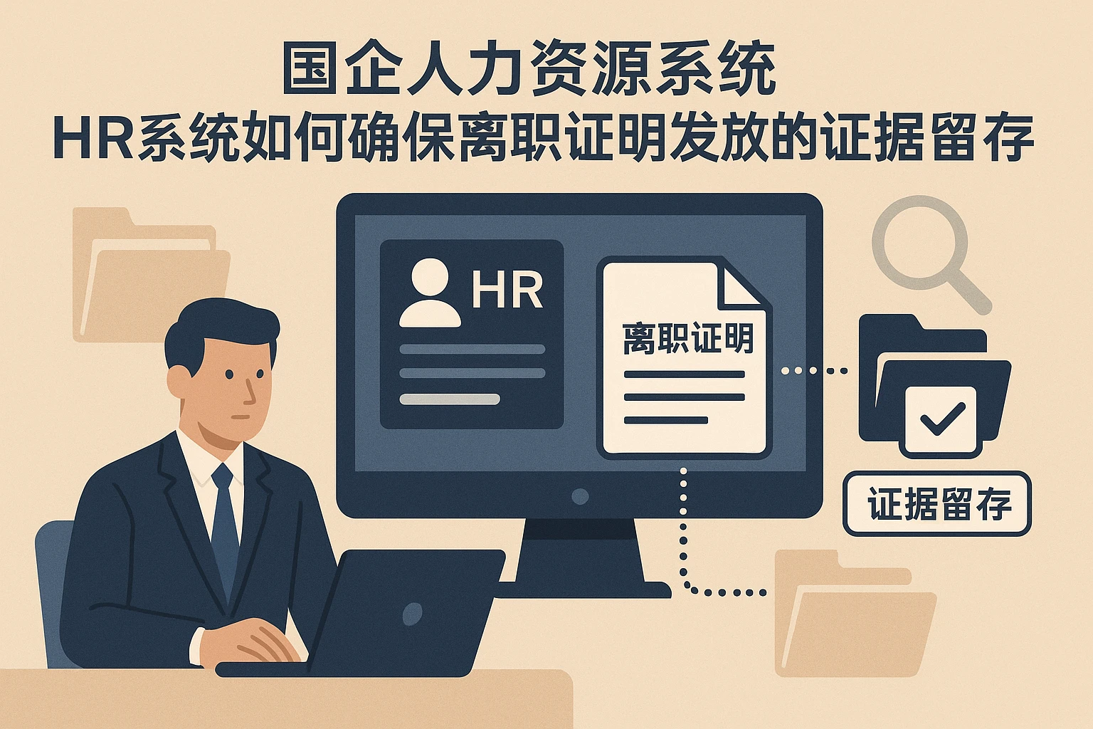 国企人力资源系统中HR系统如何确保离职证明发放的证据留存