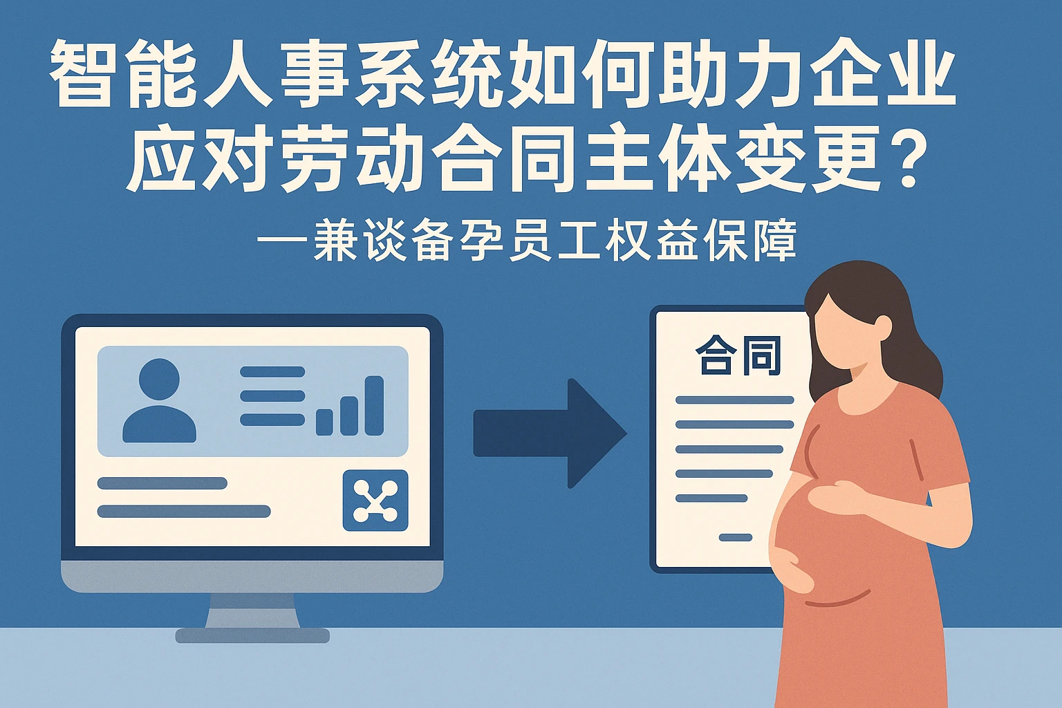 智能人事系统如何助力企业应对劳动合同主体变更？——兼谈备孕员工权益保障