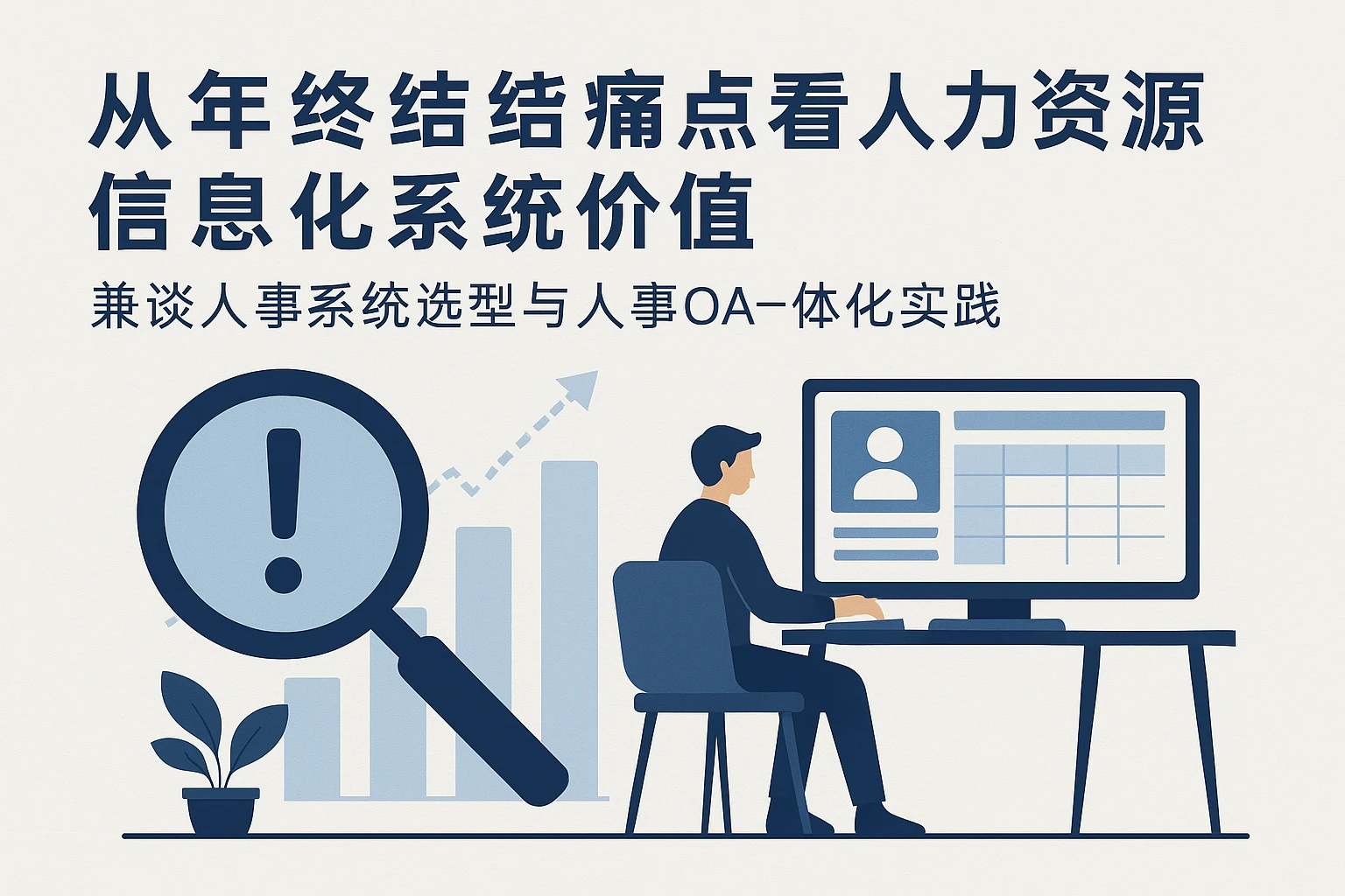 从年终总结痛点看人力资源信息化系统价值:兼谈人事系统选型与人事OA一体化实践