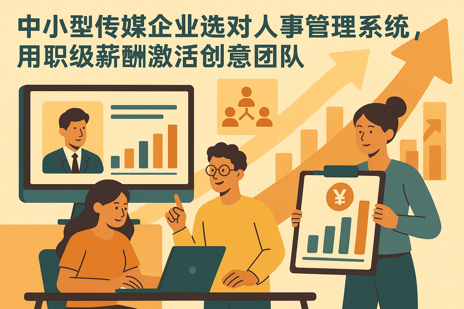 中小型传媒企业选对人事管理系统，用职级薪酬激活创意团队