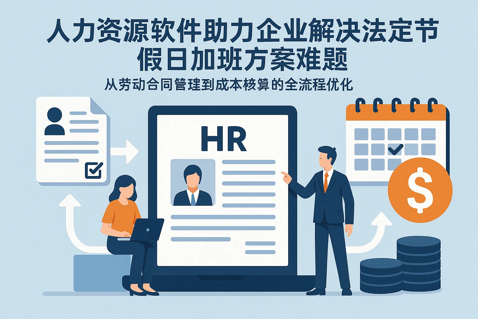 人力资源软件助力企业解决法定节假日加班方案难题——从劳动合同管理到成本核算的全流程优化