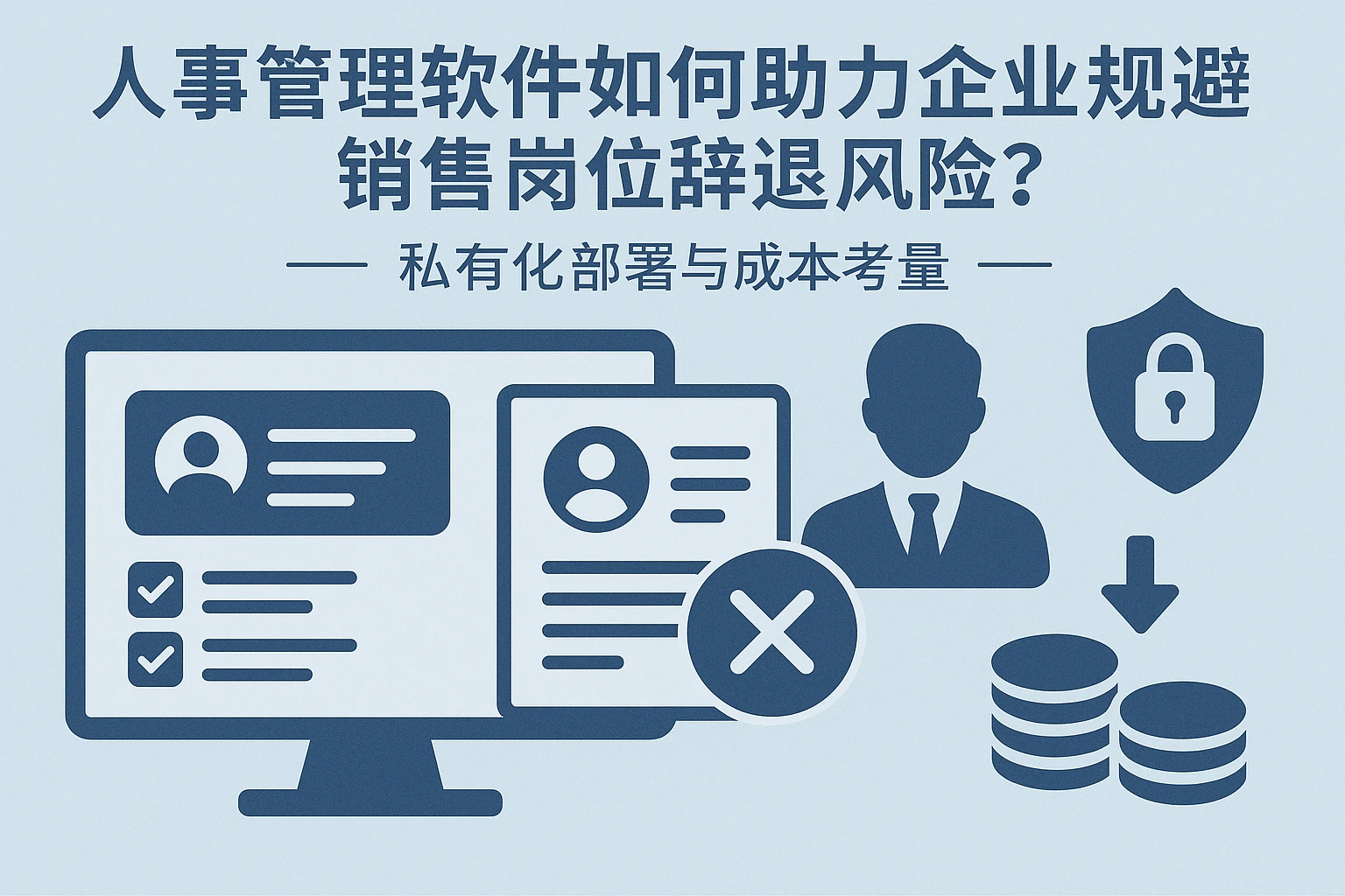 人事管理软件如何助力企业规避销售岗位辞退风险？私有化部署与成本考量