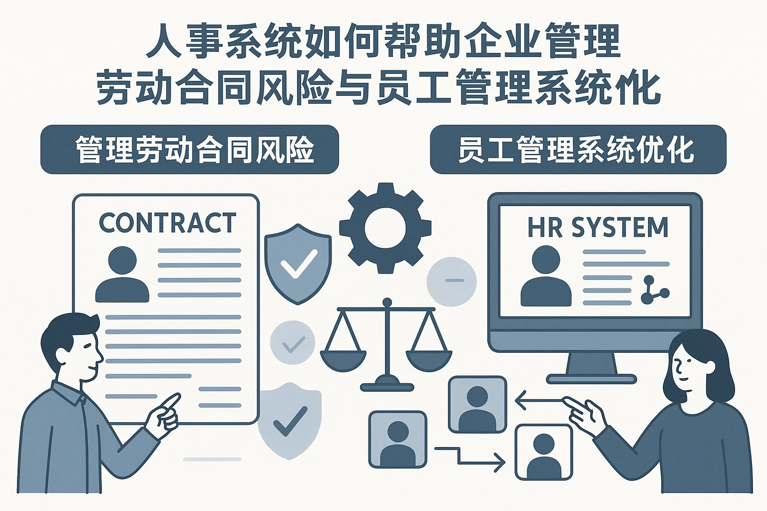 人事系统如何帮助企业管理劳动合同风险与员工管理系统优化