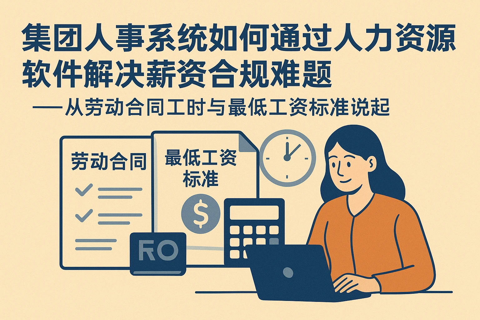 集团人事系统如何通过人力资源软件解决薪资合规难题——从劳动合同工时与最低工资标准说起