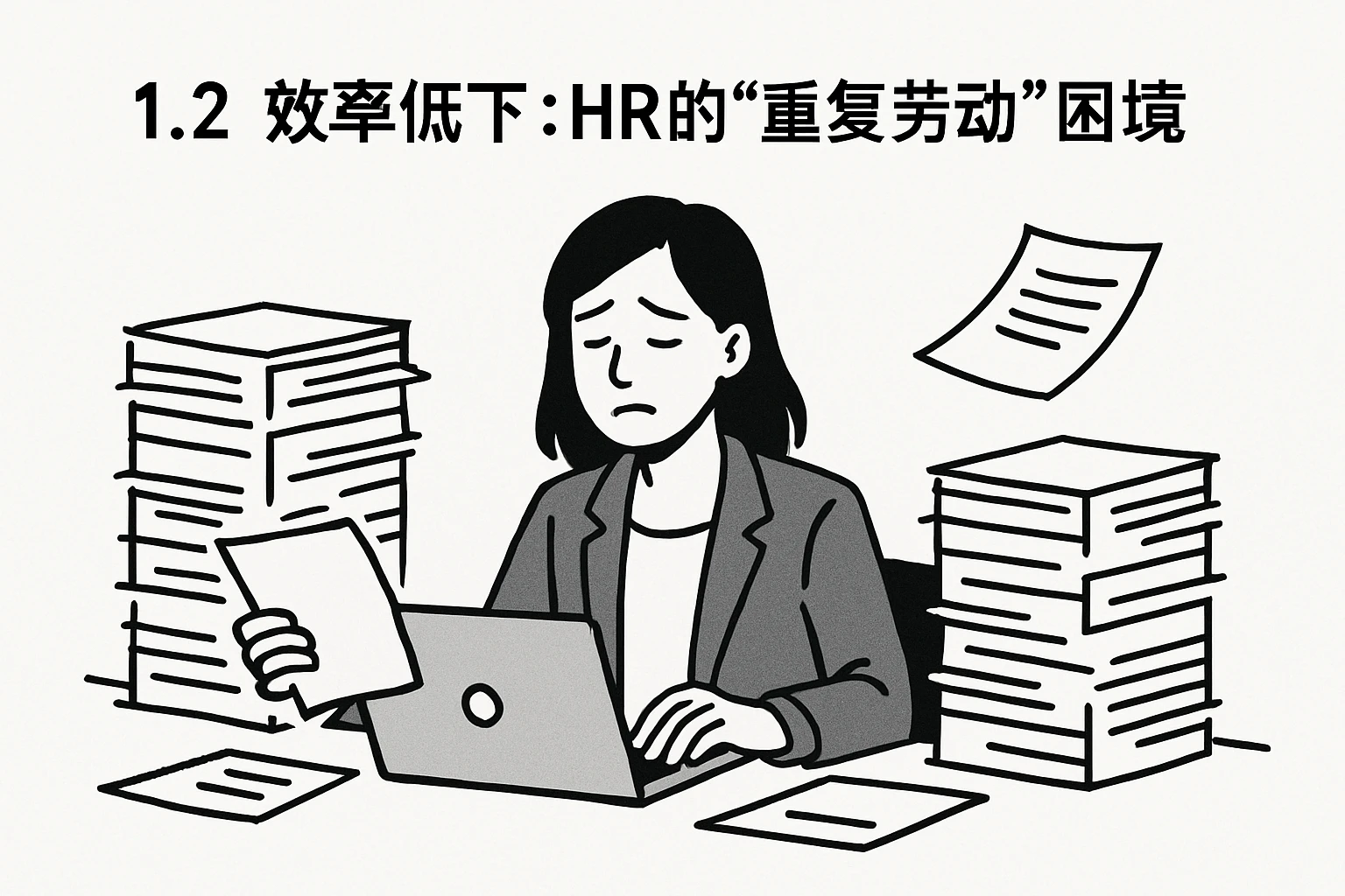 1.2 效率低下：HR的“重复劳动”困境