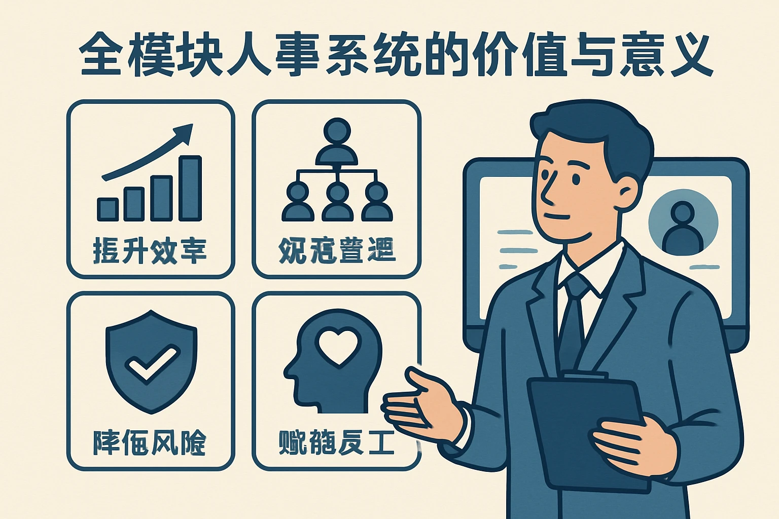 全模块人事系统的价值与意义