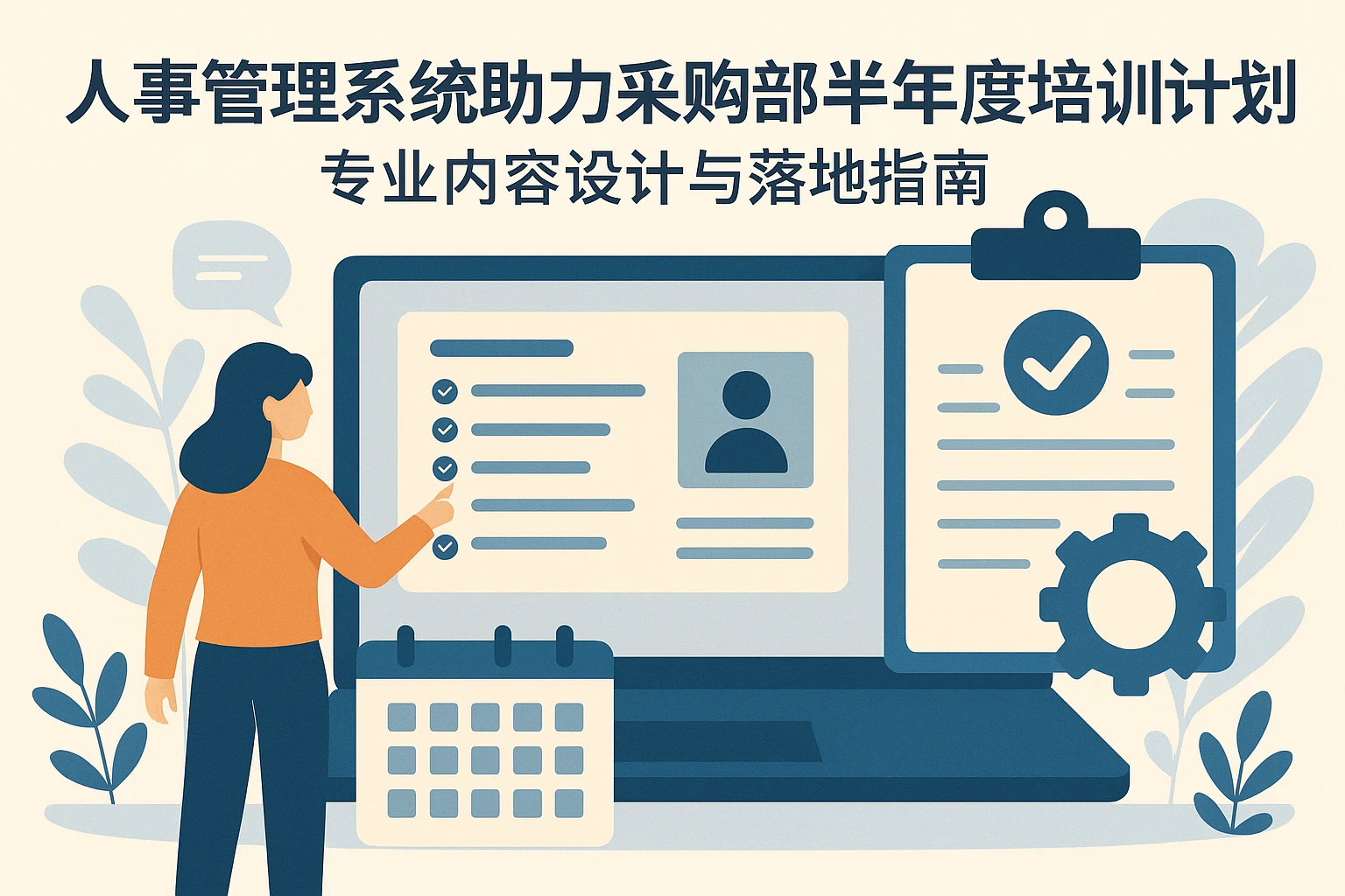 人事管理系统助力采购部半年度培训计划：专业内容设计与落地指南