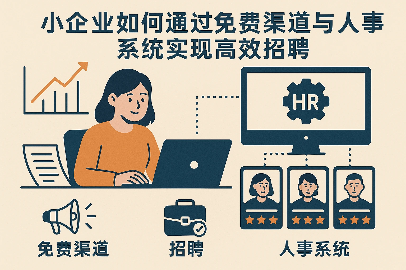小企业如何通过免费渠道与人事系统实现高效招聘
