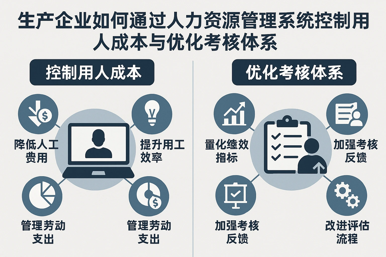 生产企业如何通过人力资源管理系统控制用人成本与优化考核体系
