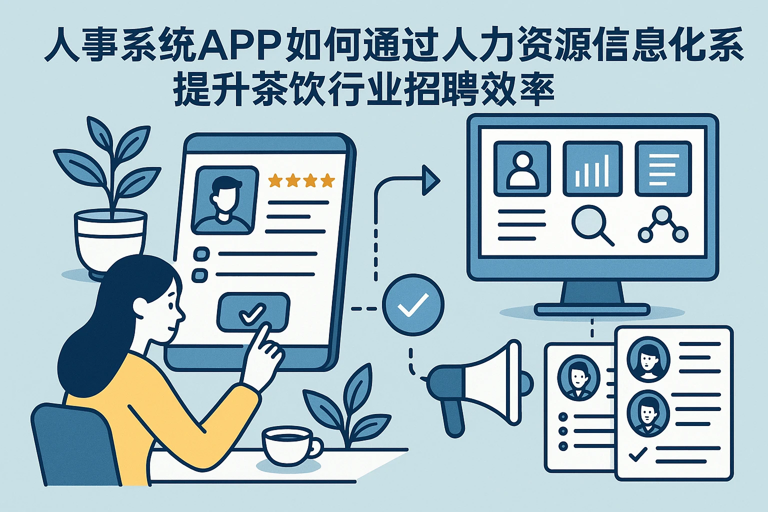 人事系统APP如何通过人力资源信息化系统提升茶饮行业招聘效率