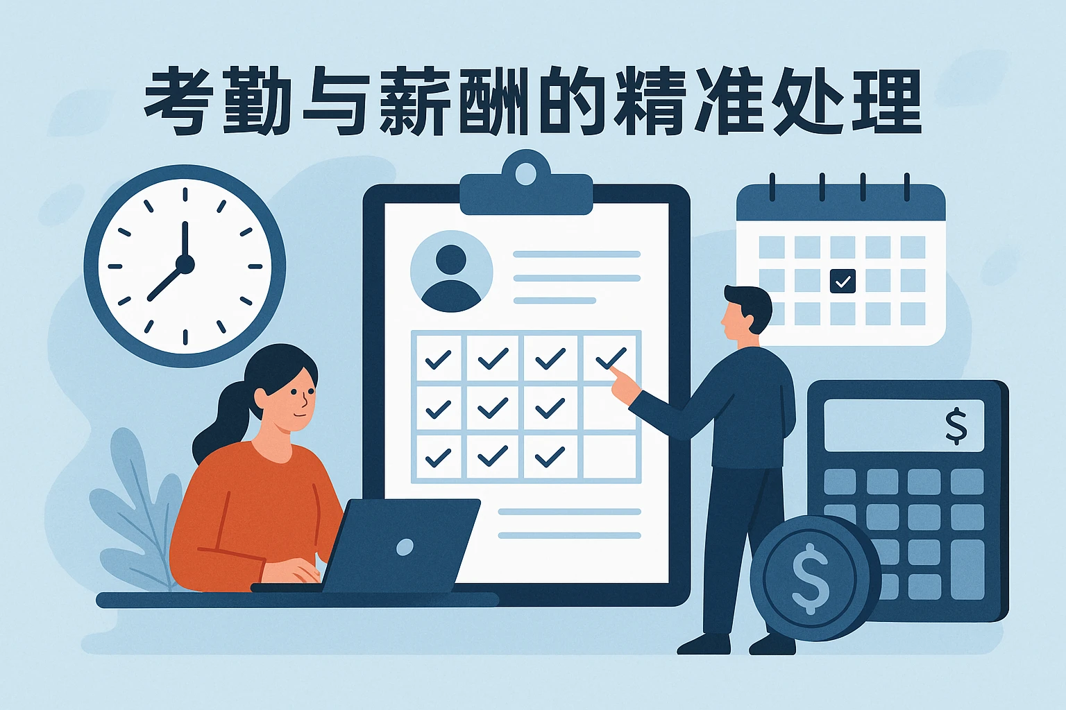 考勤与薪酬的精准处理