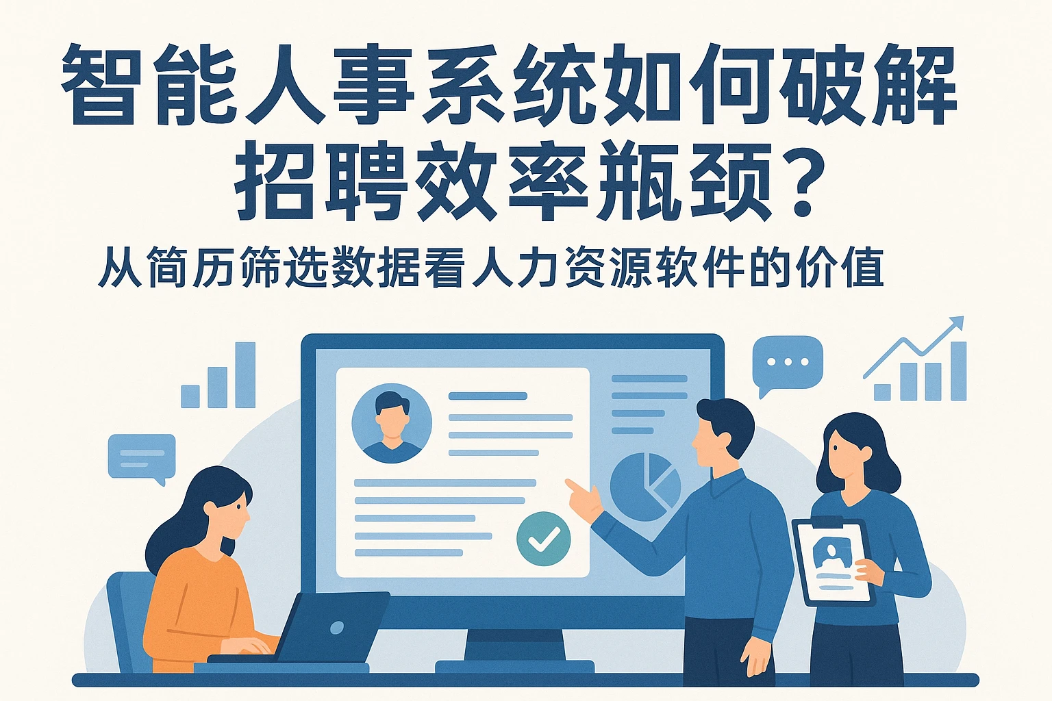 智能人事系统如何破解招聘效率瓶颈？从简历筛选数据看人力资源软件的价值