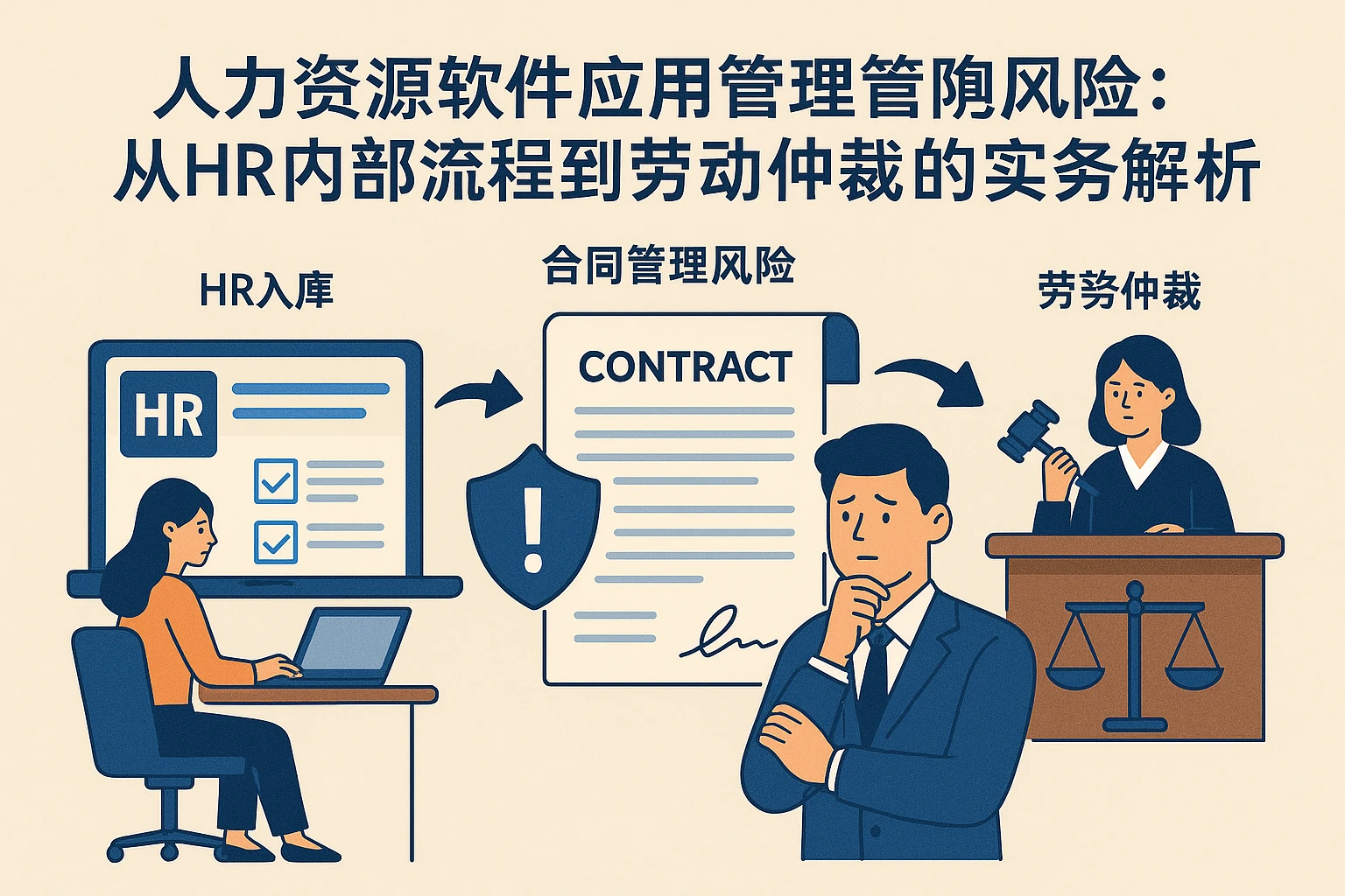 人力资源软件应用中的合同管理风险:从HR内部流程到劳动仲裁的实务解析