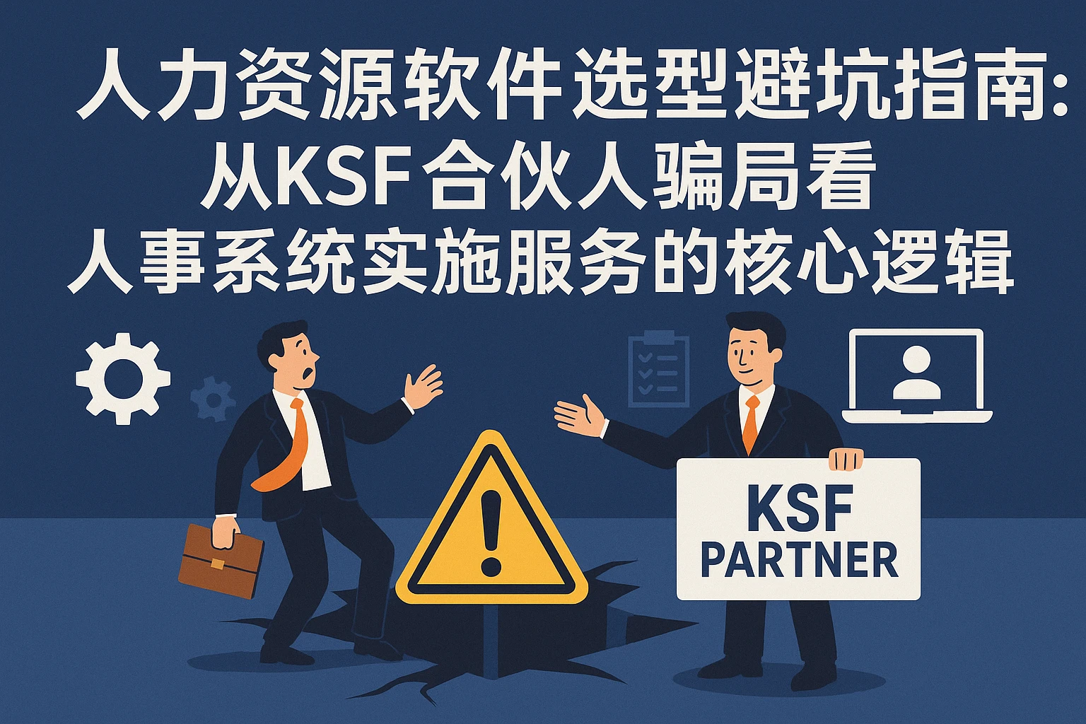 人力资源软件选型避坑指南:从KSF合伙人骗局看人事系统实施服务的核心逻辑