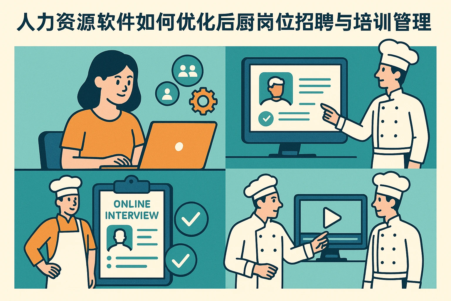 人力资源软件如何优化后厨岗位招聘与培训管理系统效率