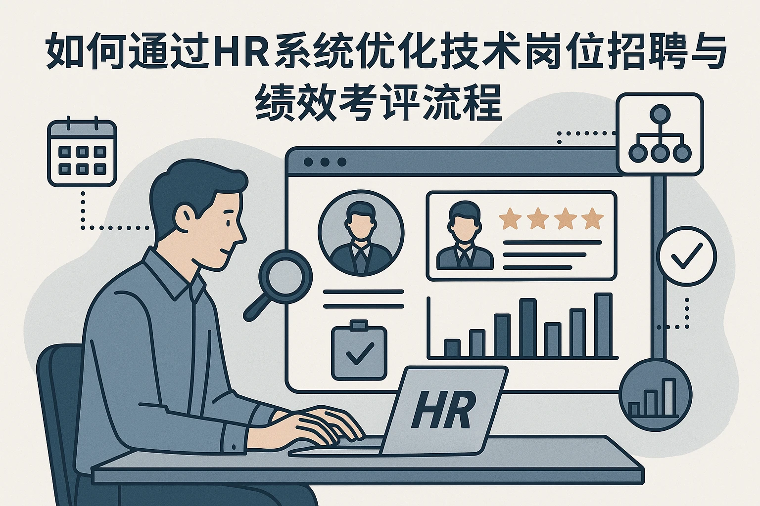如何通过HR系统优化技术岗位招聘与绩效考评流程