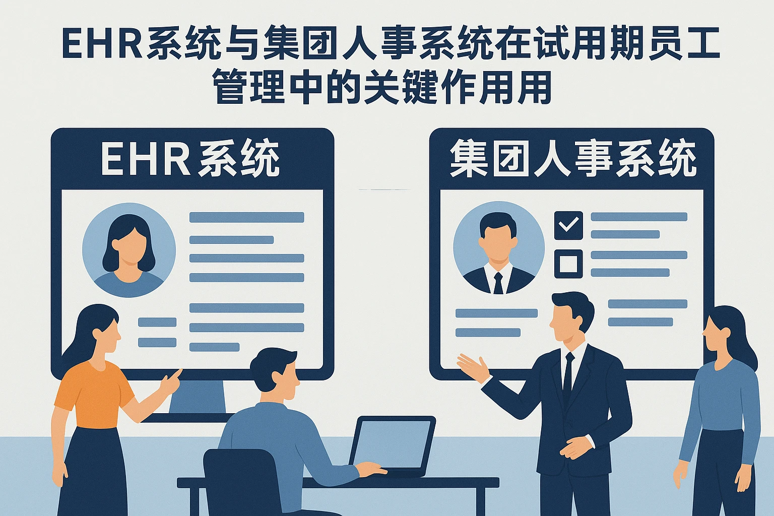 EHR系统与集团人事系统在试用期员工管理中的关键作用