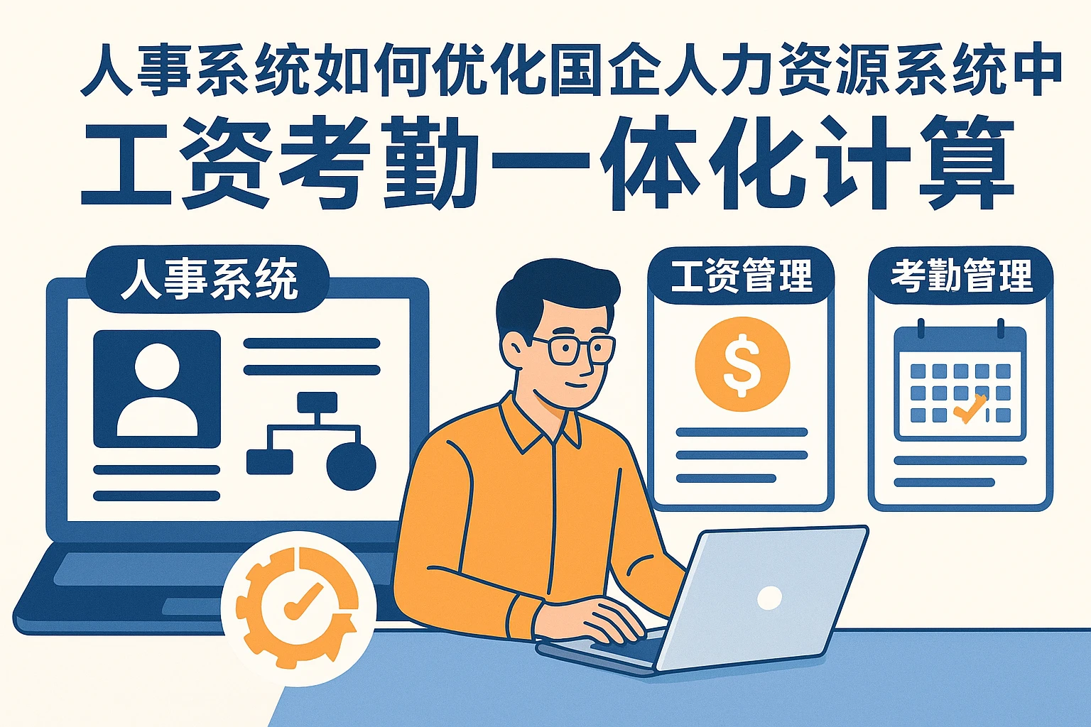 人事系统如何优化国企人力资源系统中的工资考勤一体化计算