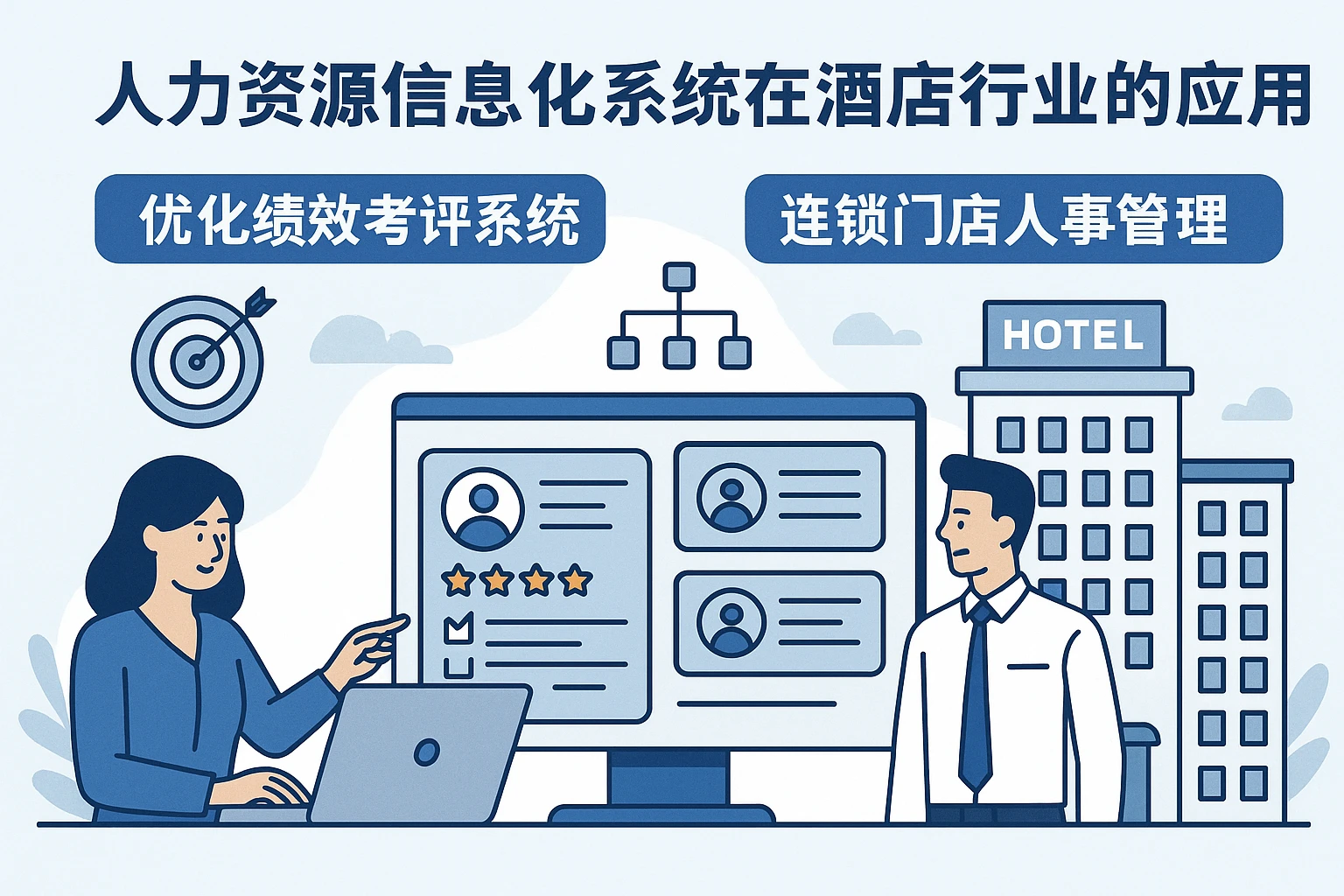 人力资源信息化系统在酒店行业的应用:优化绩效考评系统与连锁门店人事管理