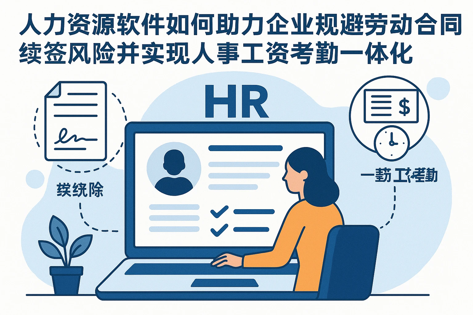 人力资源软件如何助力企业规避劳动合同续签风险并实现人事工资考勤一体化