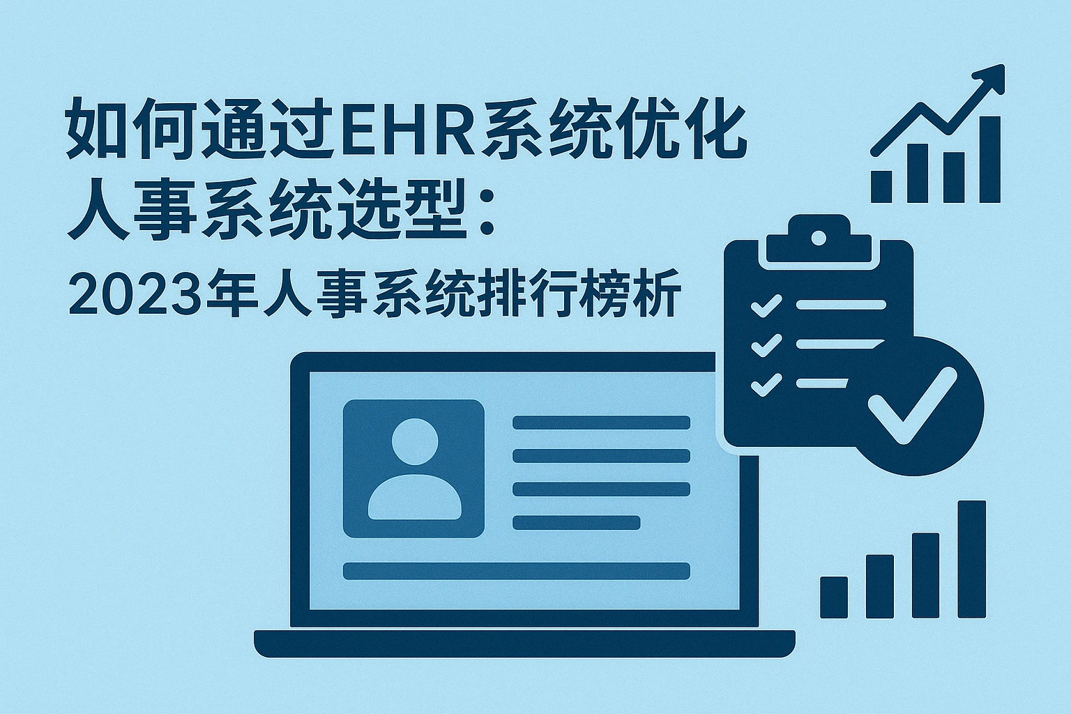 如何通过EHR系统优化人事系统选型：2023年人事系统排行榜解析