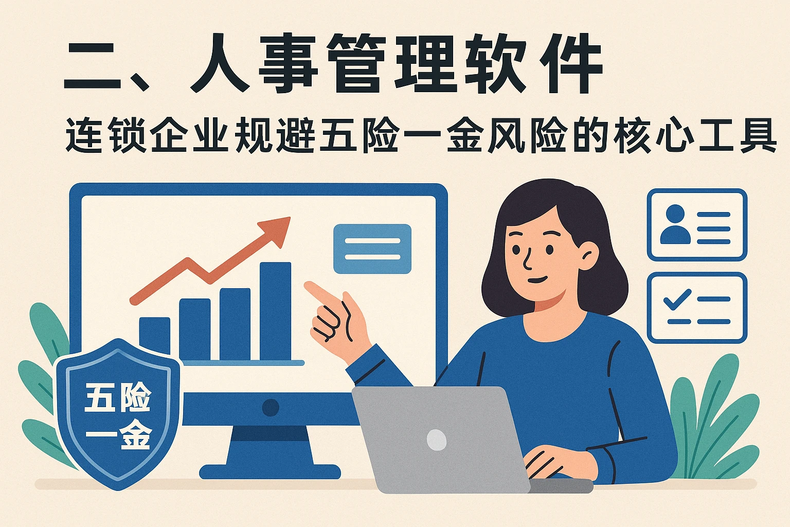 二、人事管理软件：连锁企业规避五险一金风险的核心工具