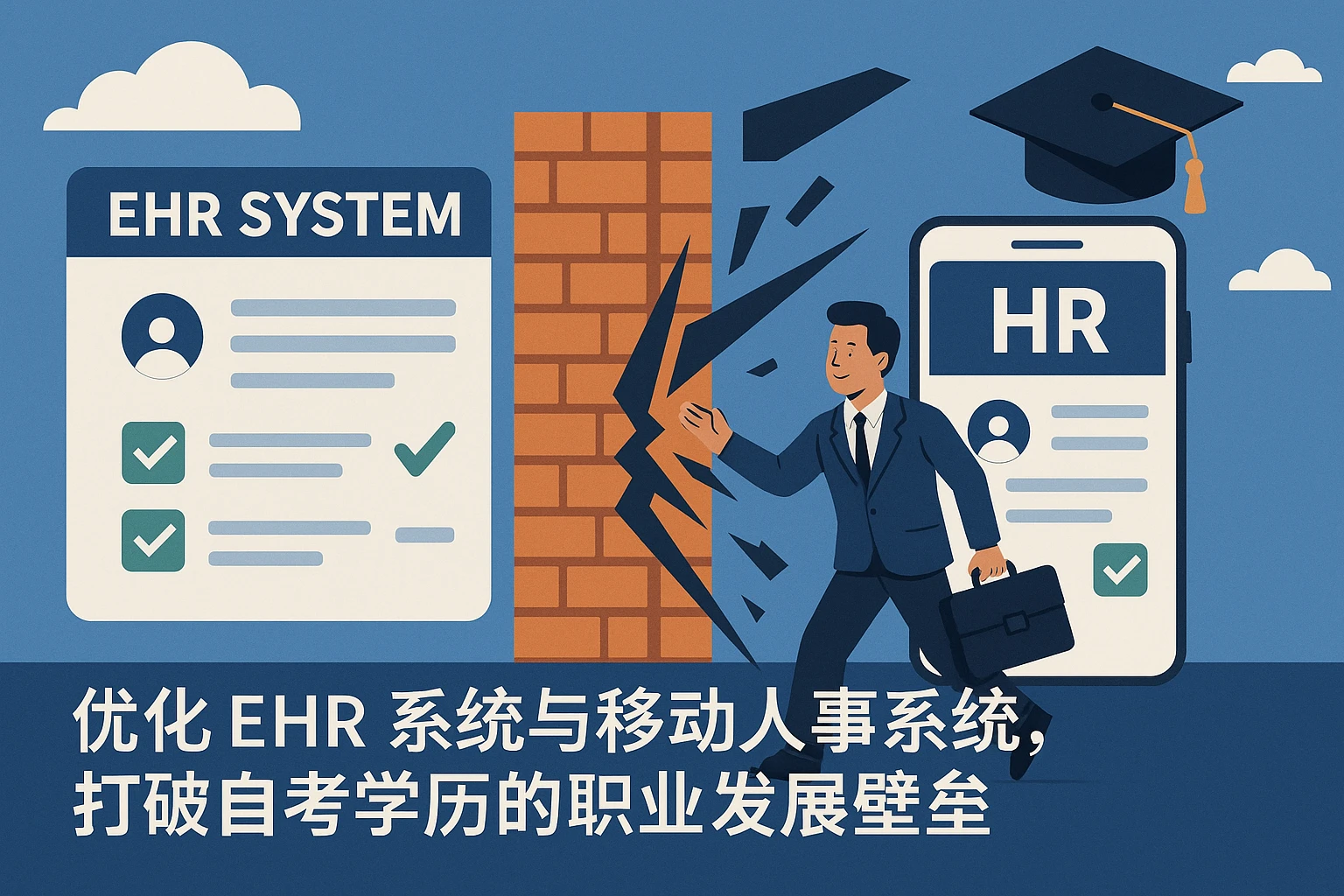 优化ehr系统与移动人事系统,打破自考学历的职业发展壁垒