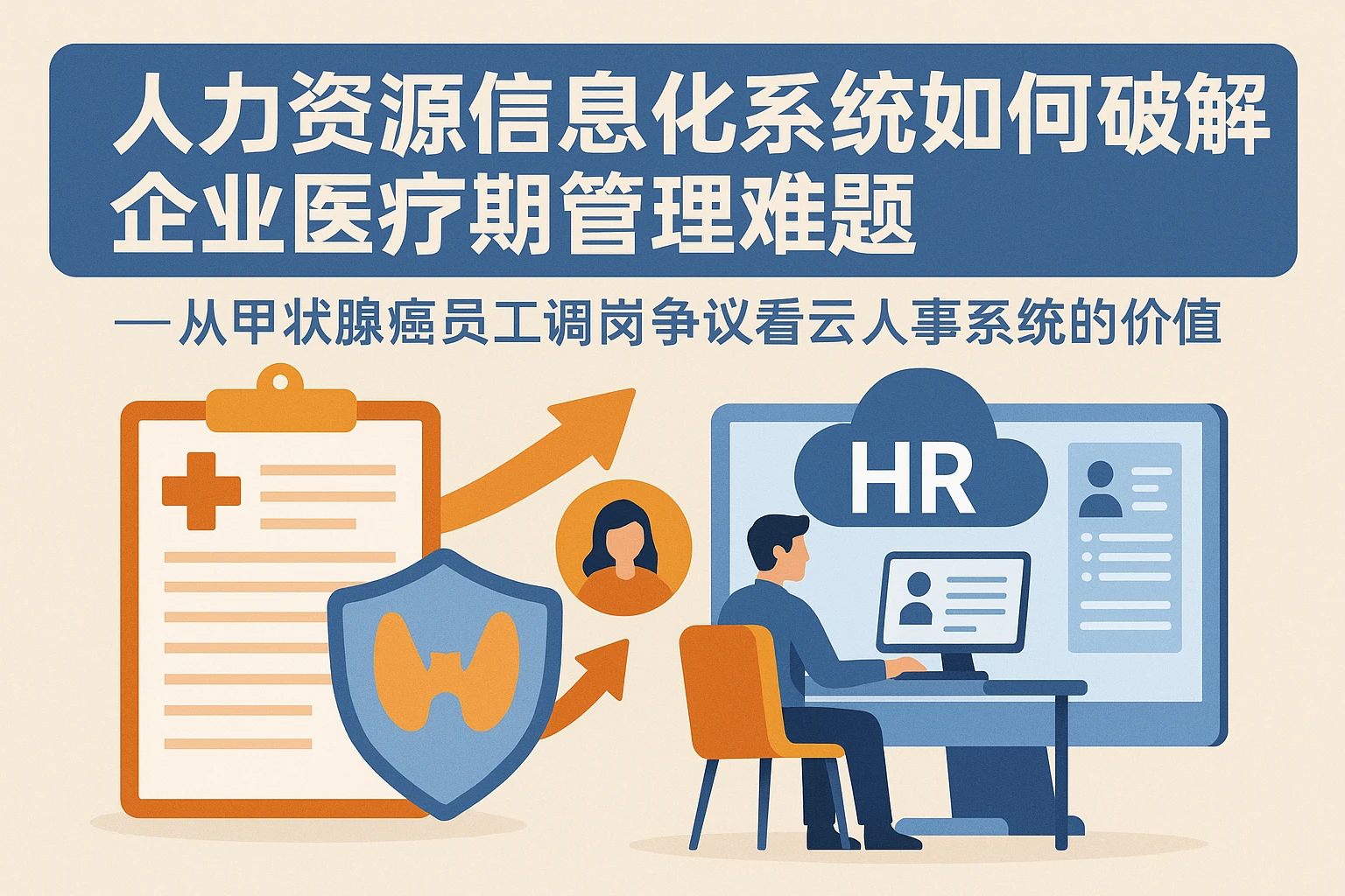人力资源信息化系统如何破解企业医疗期管理难题——从甲状腺癌员工调岗争议看云人事系统的价值
