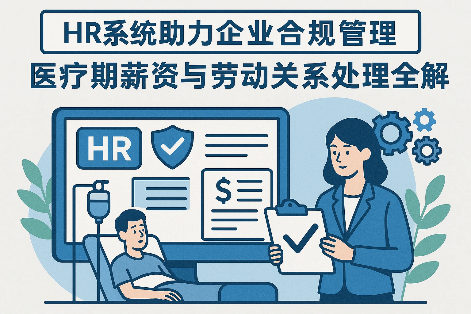 HR系统助力企业合规管理：医疗期薪资与劳动关系处理全解析