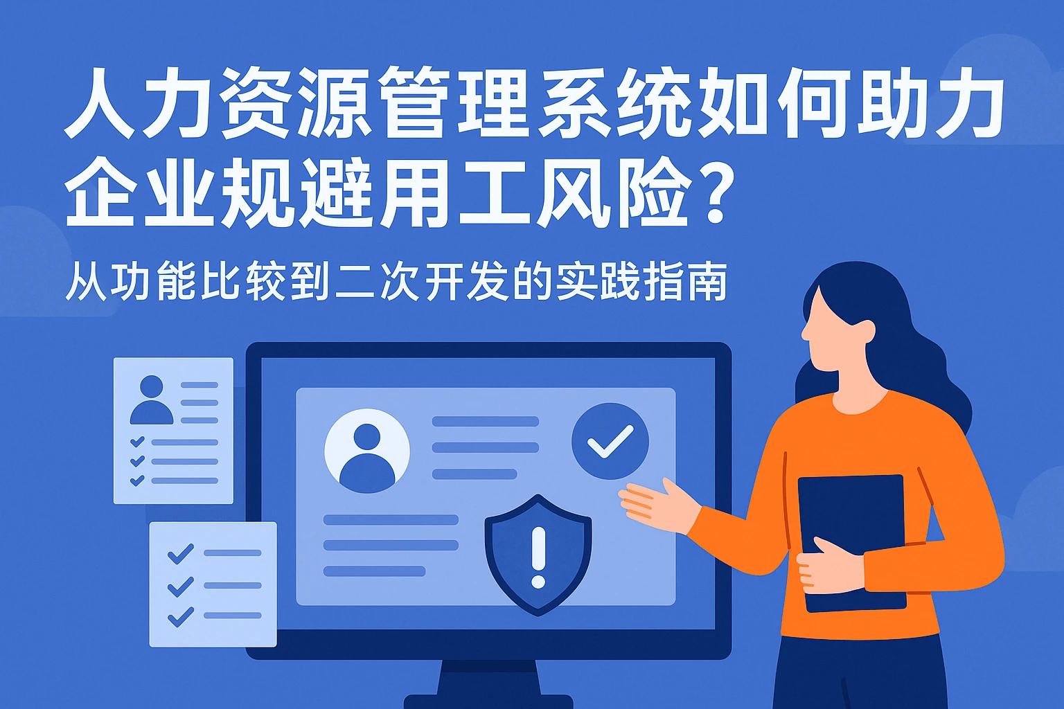 人力资源管理系统如何助力企业规避用工风险？从功能比较到二次开发的实践指南