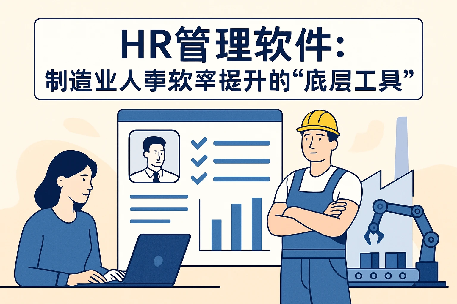 二、HR管理软件：制造业人事效率提升的“底层工具”