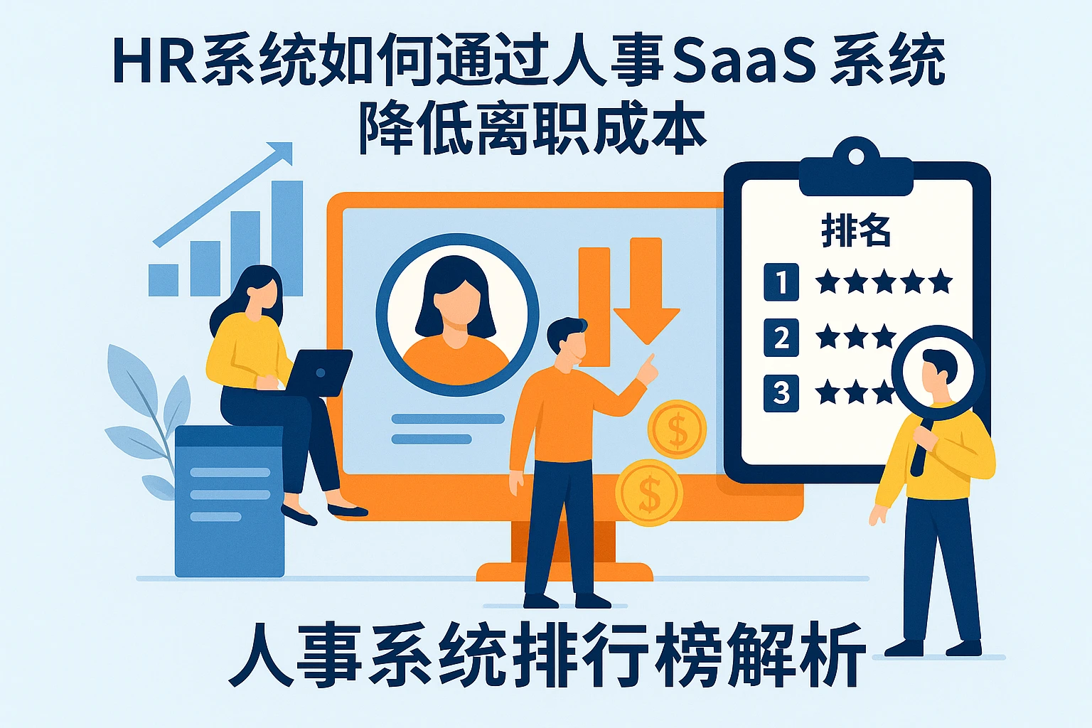 HR系统如何通过人事SaaS系统降低离职成本 - 人事系统排行榜解析