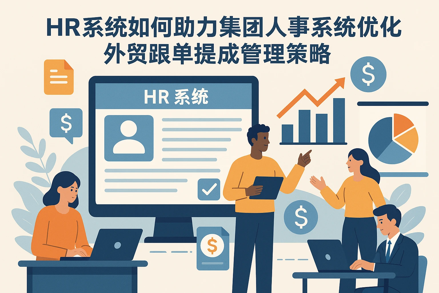 HR系统如何助力集团人事系统优化外贸跟单提成管理策略