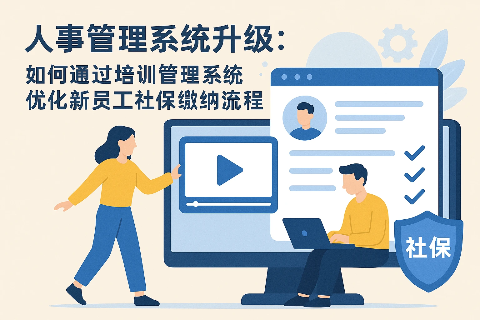 人事管理系统升级：如何通过培训管理系统优化新员工社保缴纳流程