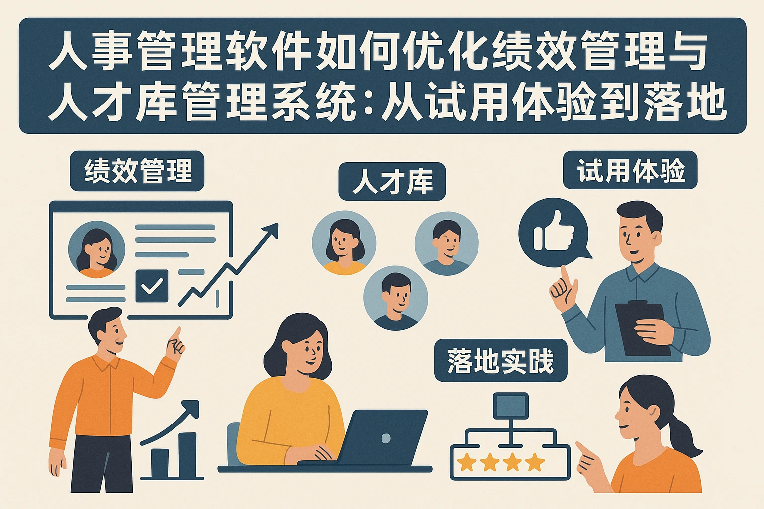 人事管理软件如何优化绩效管理与人才库管理系统：从试用体验到落地实践