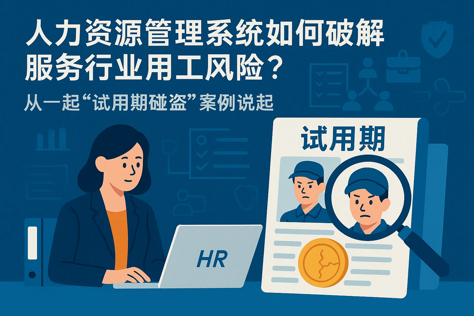 人力资源管理系统如何破解服务行业用工风险？从一起“试用期碰瓷”案例说起