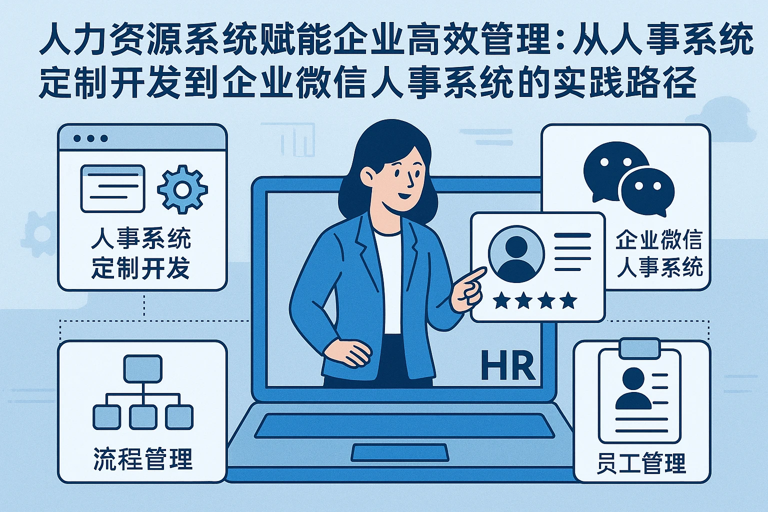 人力资源系统赋能企业高效管理:从人事系统定制开发到企业微信人事系统的实践路径