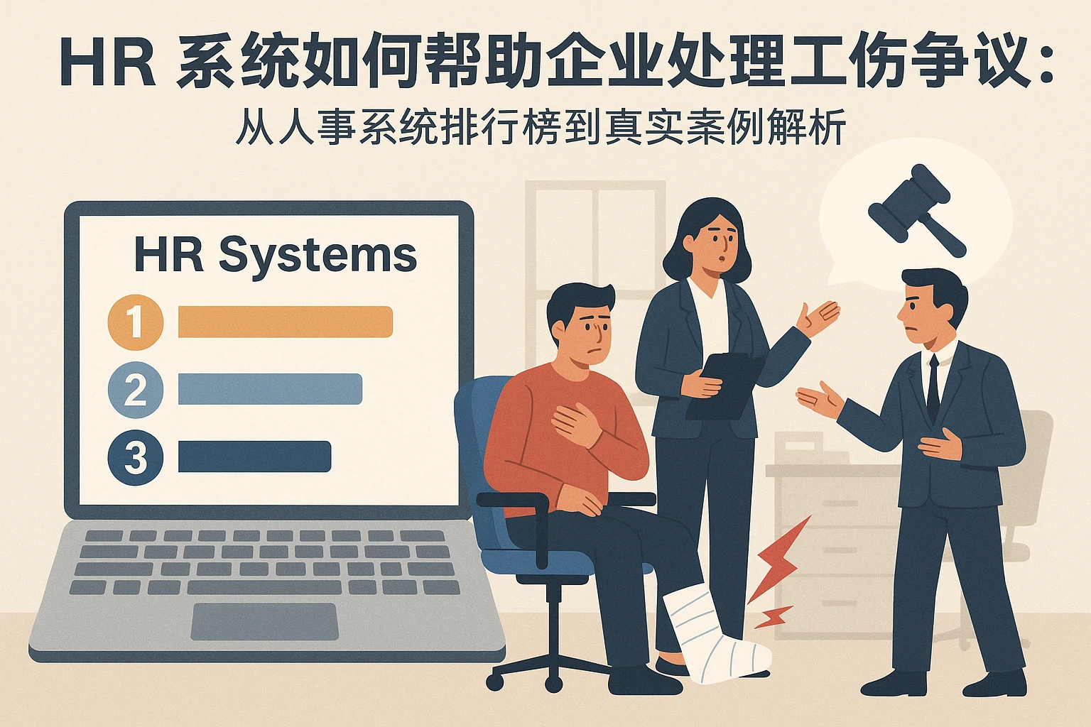 HR系统如何帮助企业处理工伤争议：从人事系统排行榜到真实案例解析