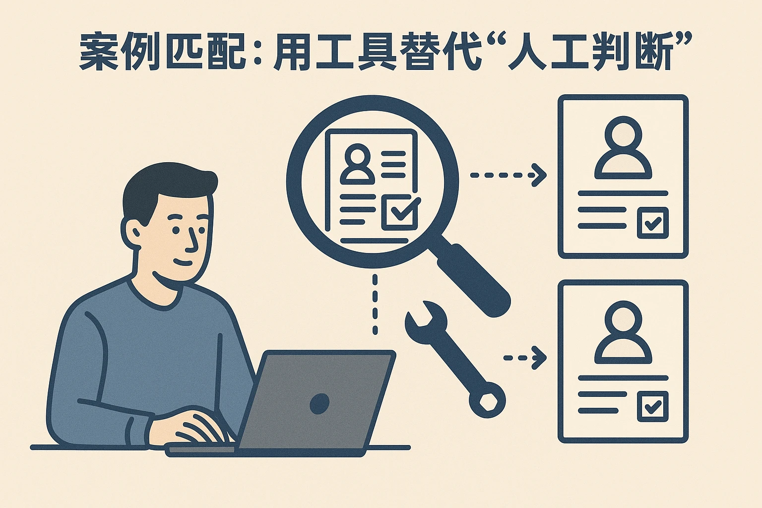 2. 案例匹配:用工具替代“人工判断”