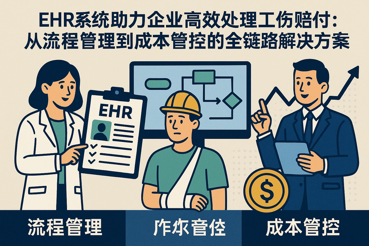 EHR系统助力企业高效处理工伤赔付：从流程管理到成本管控的全链路解决方案