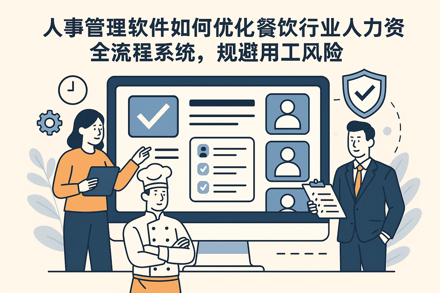 人事管理软件如何优化餐饮行业人力资源全流程系统,规避用工风险