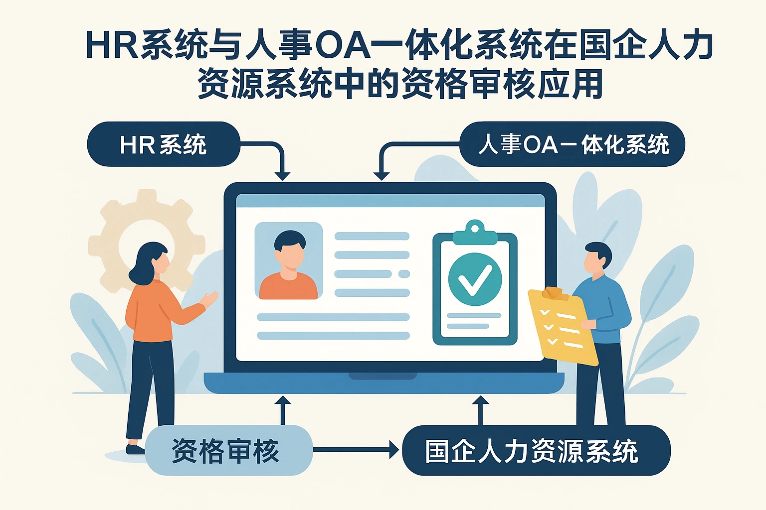 HR系统与人事OA一体化系统在国企人力资源系统中的资格审核应用