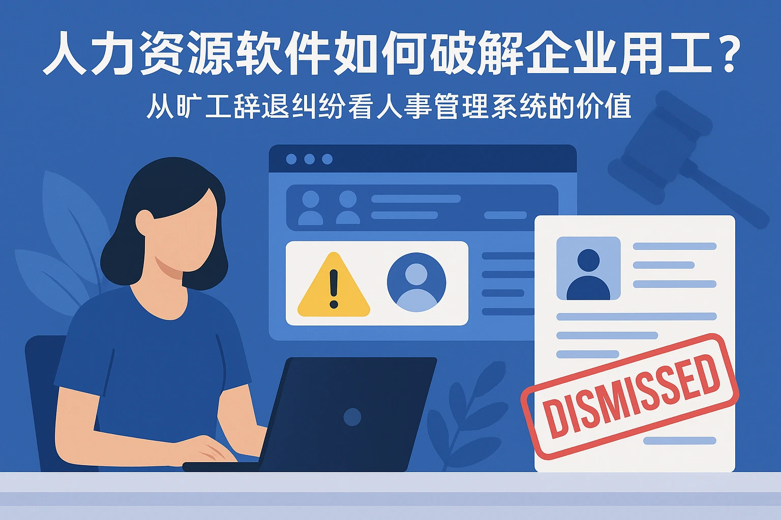 人力资源软件如何破解企业用工风险？从旷工辞退纠纷看人事管理系统的价值