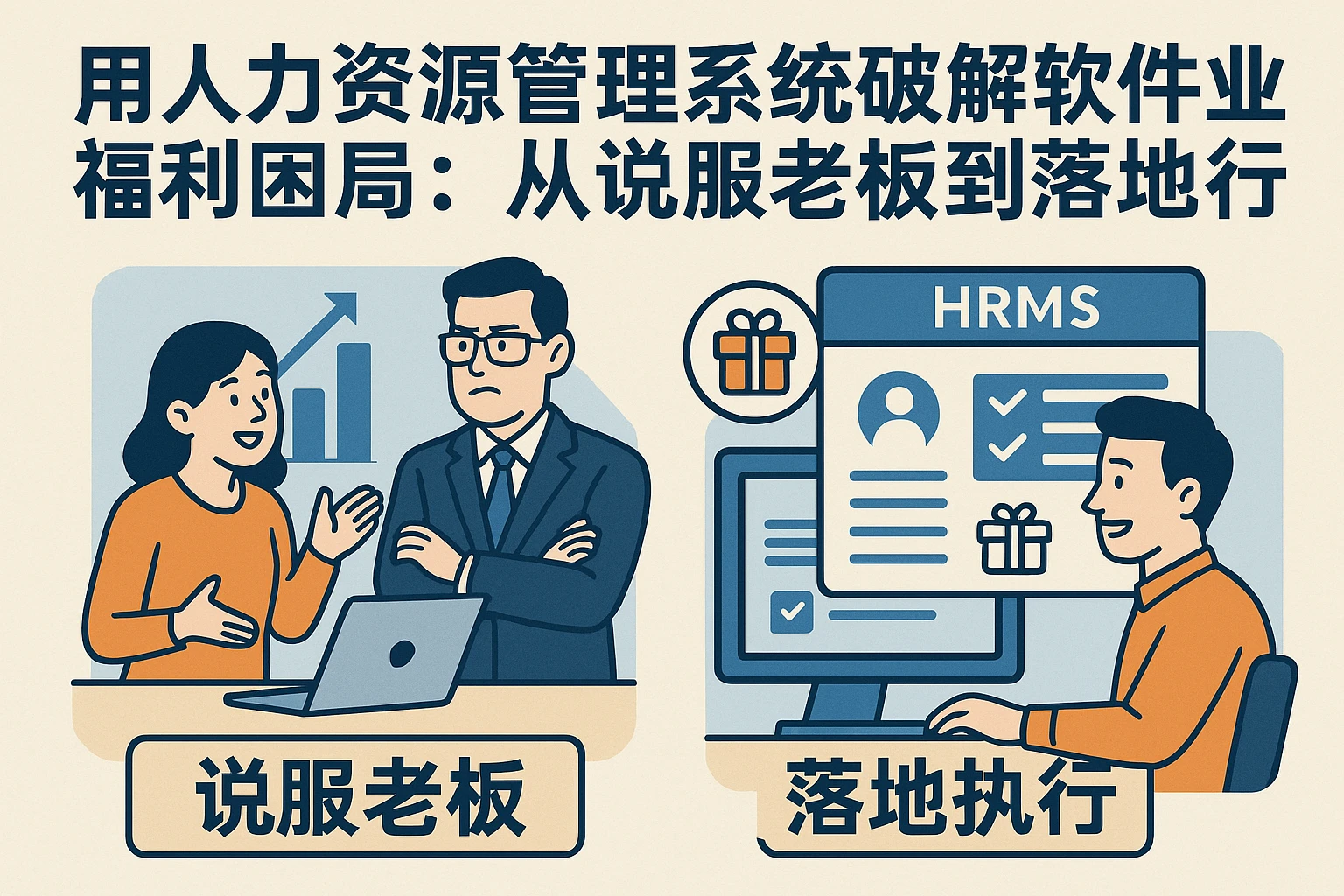 用人力资源管理系统破解软件行业福利困局：从说服老板到落地执行